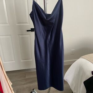 Lovely Day Midnight Blue Midi Dress